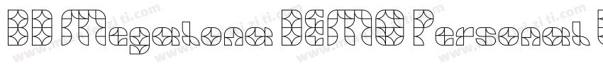 BD Megalona DEMO Personal Use Only字体转换